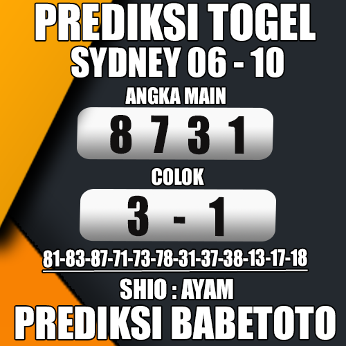 Prediksi Sydney 06 Oktober 2024