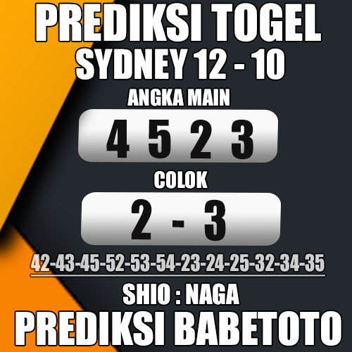 Prediksi Sydney 12 Oktober 2024