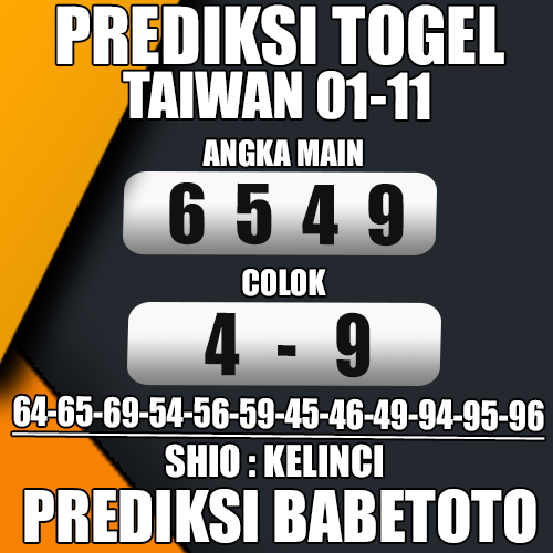 Prediksi Taiwan 01 November 2024