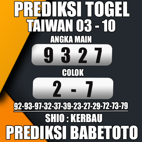 Prediksi Taiwan 03 Oktober 2024