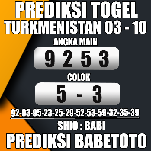 Prediksi TURKMENISTAN 03 Oktober 2024