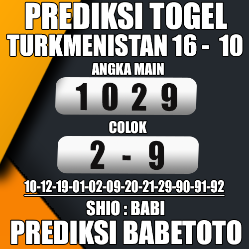 Prediksi TURKMENISTAN 16 Oktober 2024