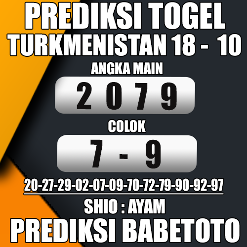 Prediksi TURKMENISTAN 18 Oktober 2024