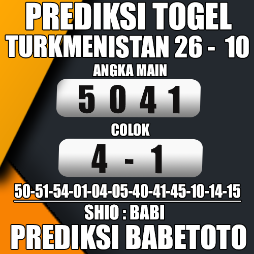 Prediksi TURKMENISTAN 27 Oktober 2024