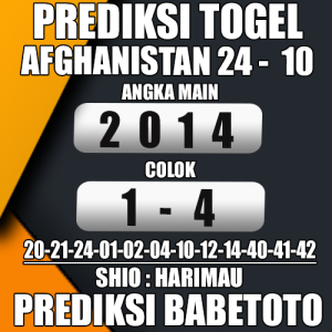 Prediksi Afghanistan 24 Oktober 2024