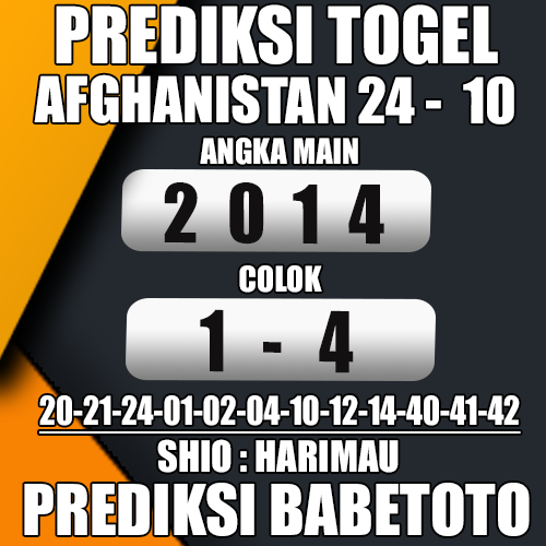 Prediksi Afghanistan 24 Oktober 2024