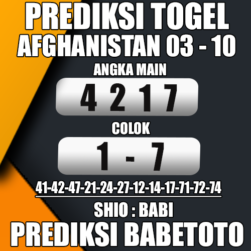 Prediksi Afghanistan 03 Oktober 2024