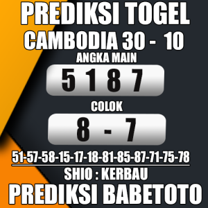 Prediksi Cambodia 30 Oktober 2024