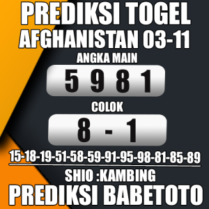 Prediksi Afghanistan 03 November 2024