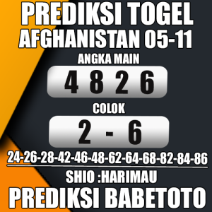 Prediksi Afghanistan 05 November 2024