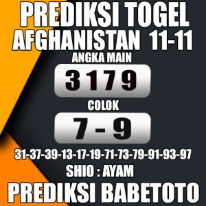 Prediksi Afghanistan 11 November 2024