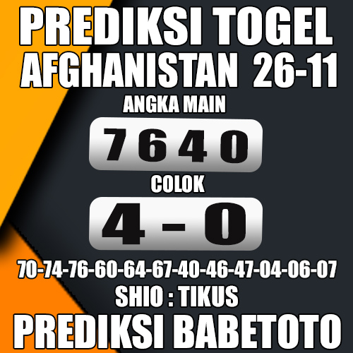 Prediksi Afghanistan 26 November 2024