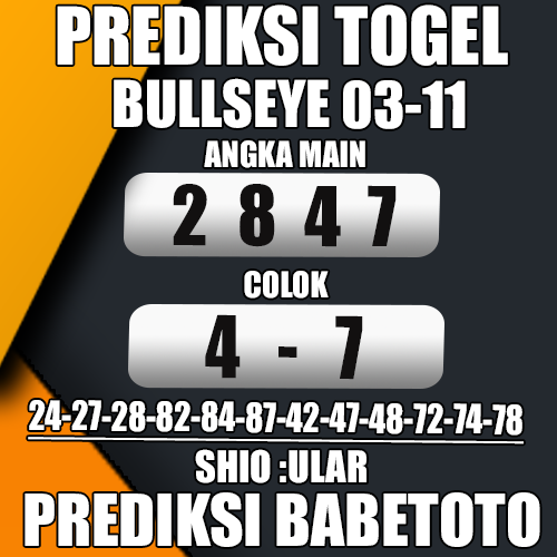  Prediksi Bullseye 03 November 2024