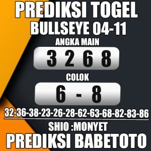  Prediksi Bullseye 04 November 2024