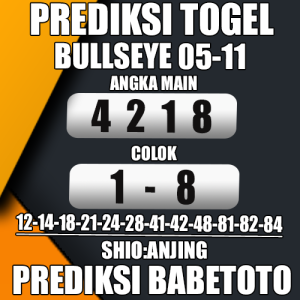  Prediksi Bullseye 05 November 2024