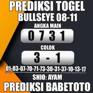  Prediksi Bullseye 08 November 2024