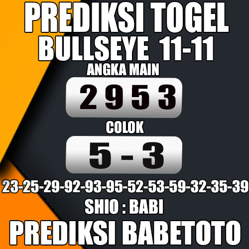  Prediksi Bullseye 11 November 2024