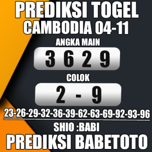 Prediksi Cambodia 04 November 2024