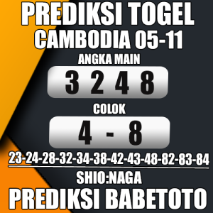 Prediksi Cambodia 05 November 2024