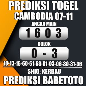 Prediksi Cambodia 07 November 2024