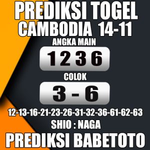 Prediksi Cambodia 14 November 2024