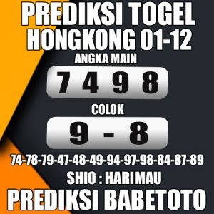 Prediksi HONGKONG 01 Desember 2024