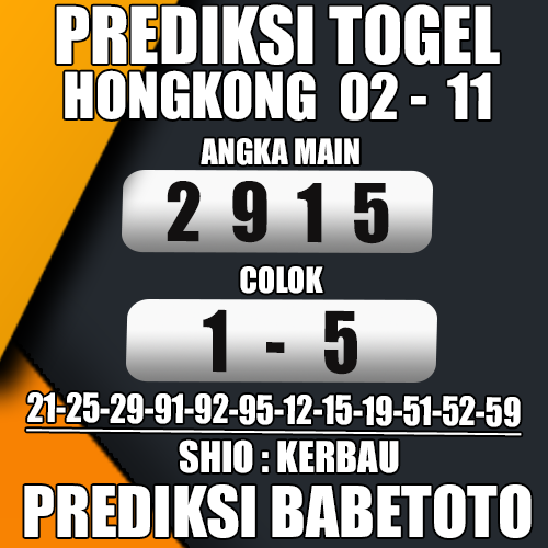 Prediksi HONGKONG 02 November 2024