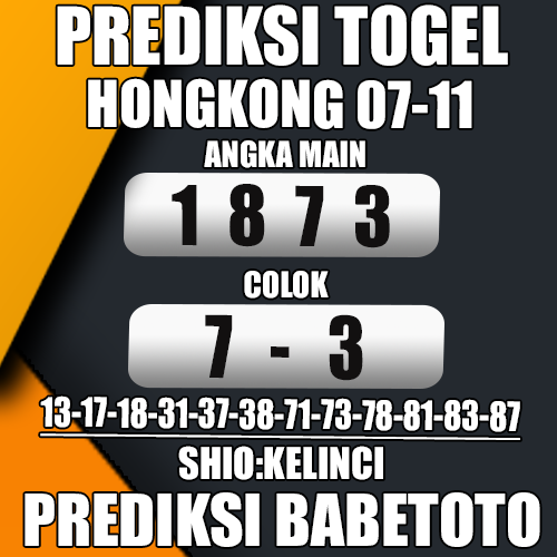 Prediksi HONGKONG 07 November 2024