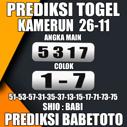 Prediksi KAMERUN 26 November 2024