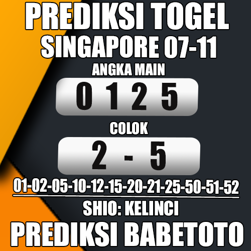 Prediksi SINGAPORE 07 November 2024