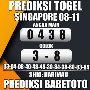 Prediksi SINGAPORE 08 November 2024