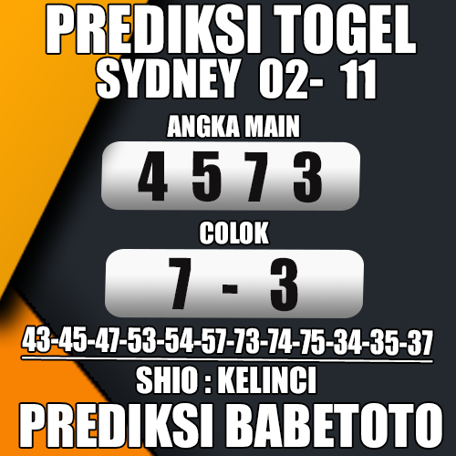 Prediksi Sydney 02 November 2024