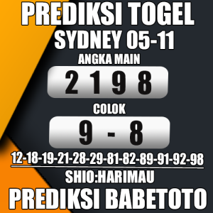 Prediksi Sydney 05 November 2024