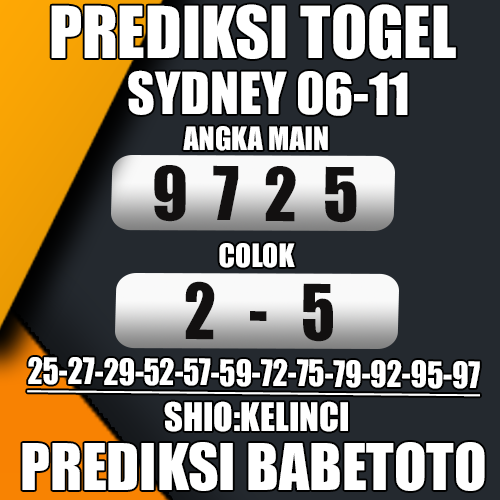 Prediksi Sydney 06 November 2024