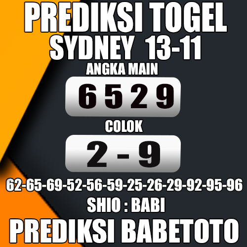 Prediksi Sydney 13 November 2024