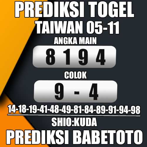 Prediksi Taiwan 05 November 2024