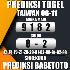 Prediksi Taiwan 06 November 2024