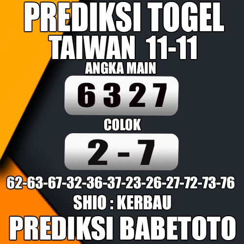 Prediksi Taiwan 11 November 2024