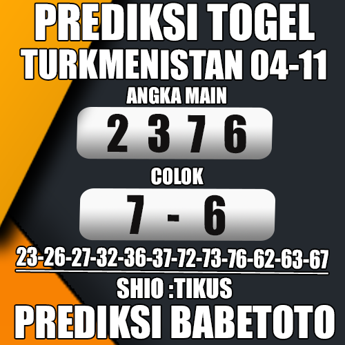 Prediksi TURKMENISTAN 04 November 2024