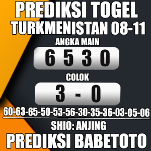 Prediksi TURKMENISTAN 08 November 2024