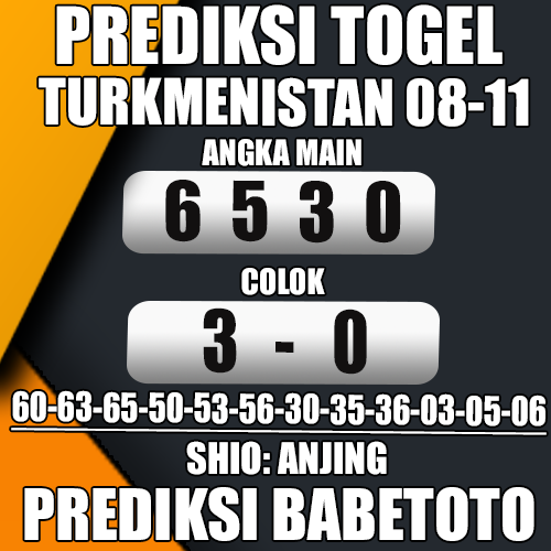 Prediksi TURKMENISTAN 08 November 2024