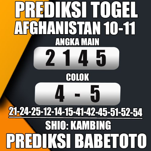 Prediksi Afghanistan 10 November 2024