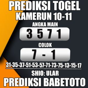 Prediksi KAMERUN 10 November 2024