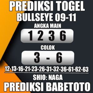  Prediksi Bullseye 09 November 2024