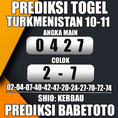 Prediksi TURKMENISTAN 10 November 2024