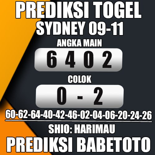 Prediksi Sydney 09 November 2024