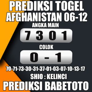 Prediksi Afghanistan 06 Desember 2024