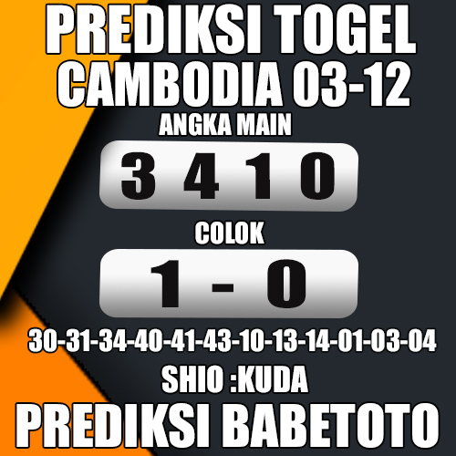 Prediksi Cambodia 03 Desember 2024