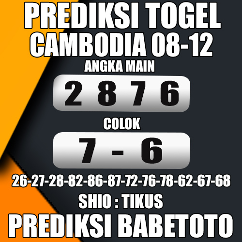 Prediksi Cambodia 08 Desember 2024