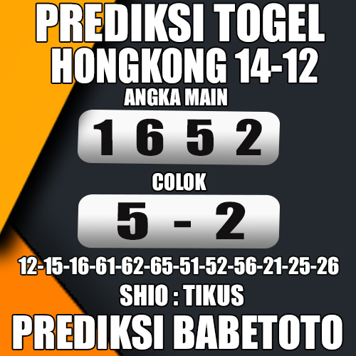 Prediksi HONGKONG 14 Desember 2024